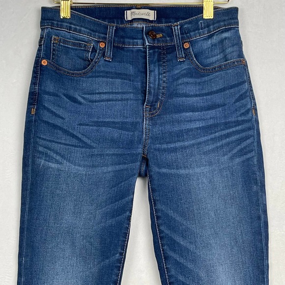 Madewell Denim 9" High Rise Skinny Jeans‎ with Stretch, SIZE 26 (Size 2) - Picture 2 of 15